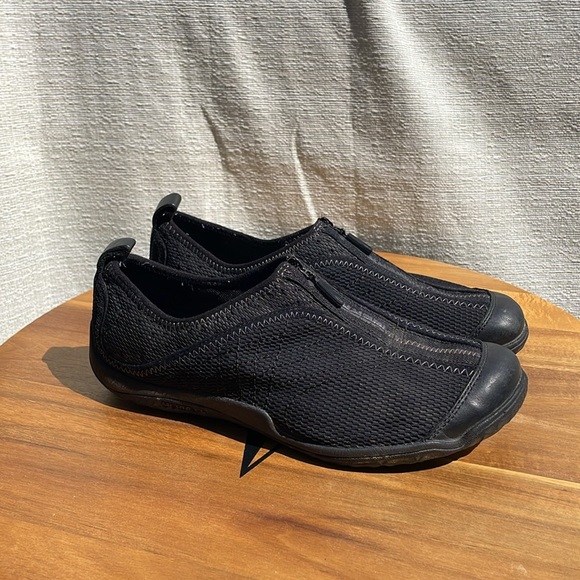 Merrell Women's Lorelei  Zip Sneaker Walking Shoe Black Mesh Minimalist Size 9 - Picture 4 of 9